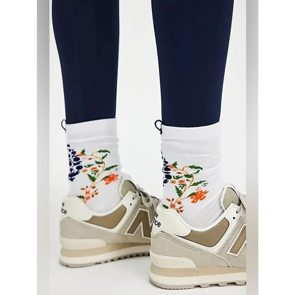 Free People FP Movement Floral Forest Hike Socks